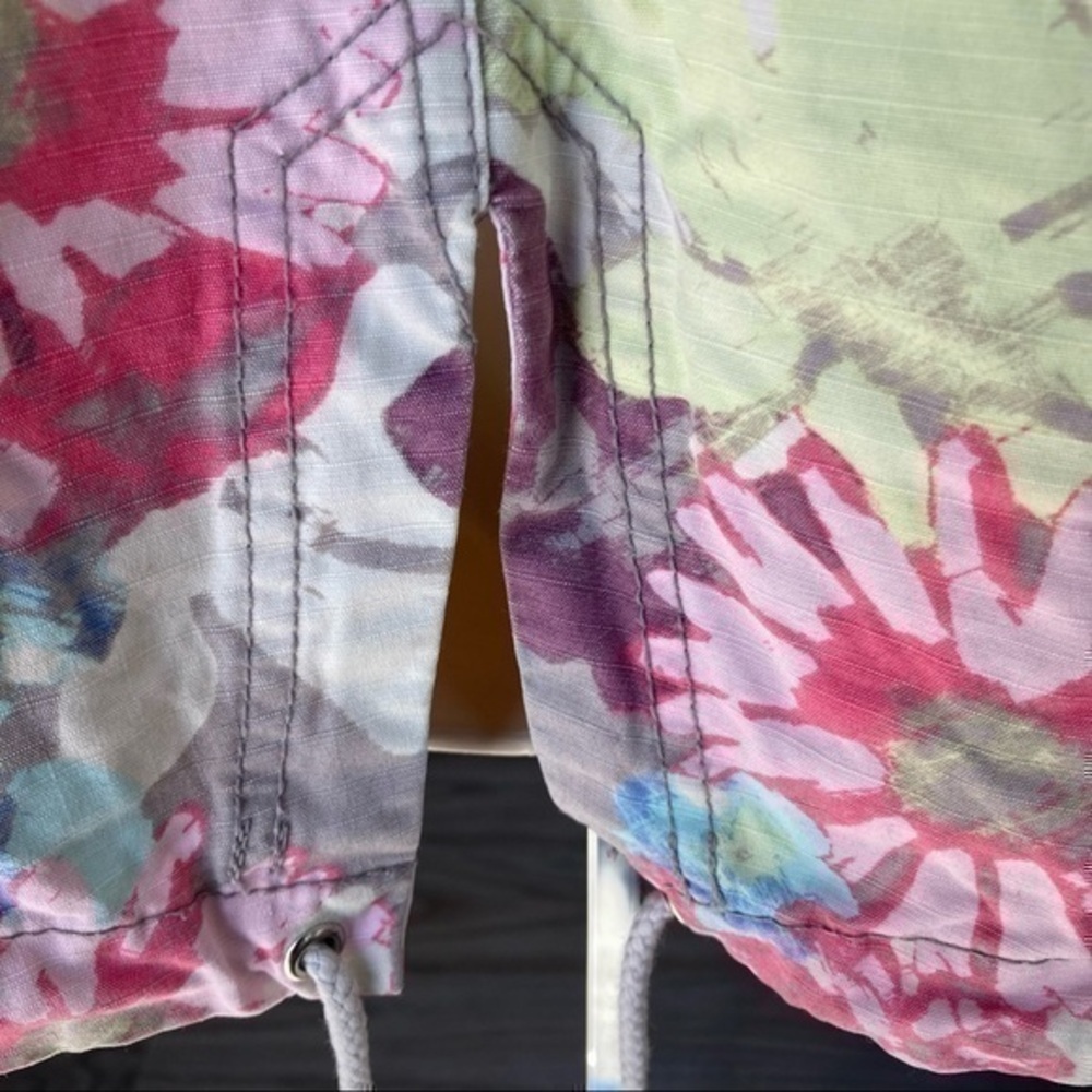 Mossimo Flower Spring Utility Cargo Jacket Coat M - image 6